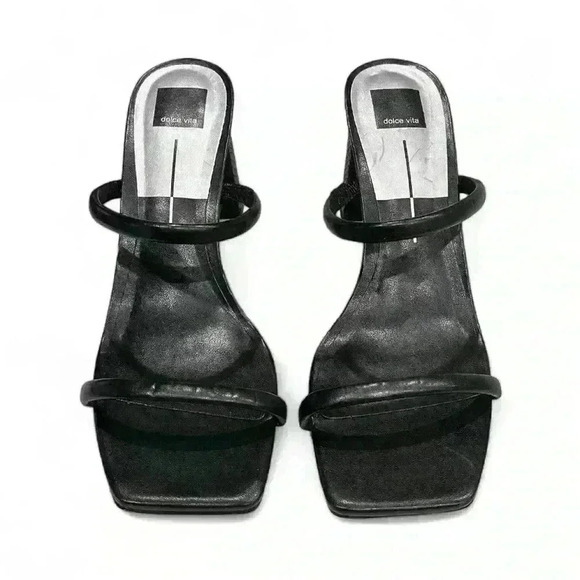 Dolce Vita Peyton Block Heels, Black, Size 11 - Picture 3 of 5